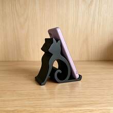 Cat Phone Stand, Suitable For All Phones And Tablets, For Bed, Office, Car Use, Cute Cat Design, Hands-Free Video Calling, Must-Have For Pet Lovers, Fun Cat Shaped Phone Holder - Multiple Styles - View 9