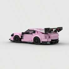 High-Speed Racing Car Building Blocks, Technical Sports Vehicle Model, DIY Assembly Construction Toy, Creative Birthday Gift, Compatible With Major Brands - Model - View 4