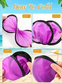 Custom Photo Nylon Folding Fan, Sublimation UFO Fan, Portable Handheld Fan With Storage Bag, DIY Outdoor Activity Set - Multicolor - View 5
