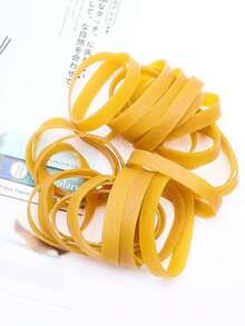 40pcs/Heavy Duty Natural Rubber Bands - Strong And Elastic, Suitable For Office, School, Home - Perfect For Trash Cans, Folders (8 Inch X 0.16 Inch) - Multicolor - View 3
