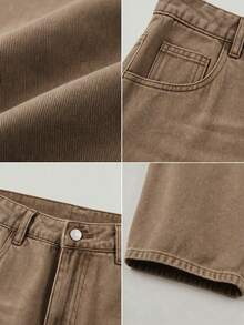 Boys' Fashion Casual Denim Long Pants, Spring/Autumn And Winter New Style - Khaki - View 5