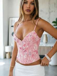 Women Tank Tops & Camis - Pink - View 1