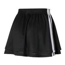 Adidas HOUSE OF TIRO Football-Style Black Striped Mid-Rise Casual Skirt For Women - Black - View 5
