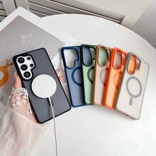 CteGlodrix Luxury Smooth Matte Hard Phone Case, Scratch-Resistant, Fingerprint-Proof, Non-Slip, Ultra-Thin Shockproof Protective Cover, Raised Camera Frame, Compatible With Samsung Models S26U-S22U, S26-S22, A35, A36, A55, A66, And More. - Grey - View 10
