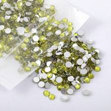 ICIQ 高品質透明寶石非加熱固化樹脂水鑽 平底水晶石,適用於 3D 美甲、服飾、婚禮 - 4mm 2000pcs - 查看 21
