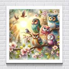 1pc - DIY Handmade 5D Diamond Painting Kit, Suitable For Adults And Beginners, Craft Supplies, Applicable For Living Room, Bedroom, Office, Wall Decor Art. - round diamond - View 4