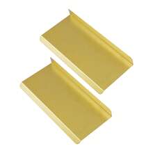 2 Pack Metal Floating Wall Mount Storage Shelves 30*12.5*3.2CM, Adhesive Wall Display Rack For Succulents, Fragrance Diffusers And Decor Ornaments, Hanging Organizer For Bedroom Study Office Wall Decor Storage - Gold - View 11