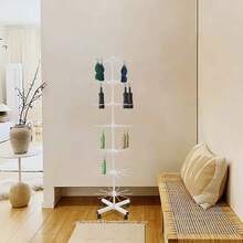 YUNRUX 7-Tier Display Stand, Retail Display Stand With Hooks, Rotating Display Stand For Jewelry And Necklaces - 1PC - 查看 9