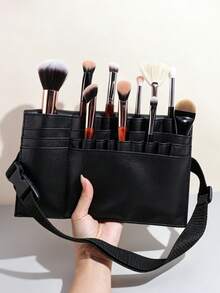 Professional Makeup Artist Waist Bag, Portable Makeup Brush Storage Bag With Large Capacity, Multiple Slots And Adjustable Waist Strap, Makeup Bag (Makeup Brushes Not Included) - Multicolor - View 5