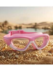 2 Pieces Swimming Set - Large Frame Swimming Goggles, Anti-Fog Waterproof Silicone Swim Goggles With Earplugs And Nose Clip, Suitable For Swimming Training And Leisure, Holiday Gift - Multicolor - View 3