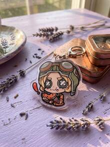 1Pc/11Pcs Idv Identity V Keychain , Cartoon Game Pendants For Backpack Decoration, Great Accessory & Gift For Gamers & Anime Fans. - Multicolor - View 15