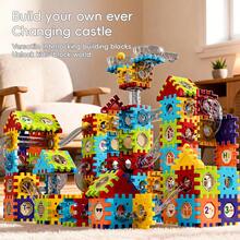 73/151pcs Children's Ball Track Toy, Boys Assembly Connection Educational Slide Tube Rolling Ball, Baby Building Blocks - Multicolor - View 2