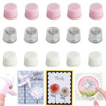 30pcs Mini Plastic Swivels, Rotating Axis Accessories For Scrapbooking, Jewelry Making, DIY Crafts - 360° Smooth Rotation Axis, Suitable For Projects, Scrapbooking, Jewelry Making And Nail Art Decoration - Colorful Plastic Swivels, Suitable For Mini Loopty Loops And Paper Cards - Multicolor - View 6