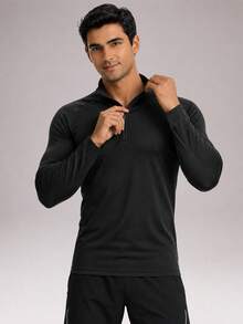 CZRLHYT Summer Outdoor Anti-UV Fishing Shirts, Lightweight Fishing Apparel Suitable For FishingCycling And All Kinds Of Outdoor Sports - Black - View 1
