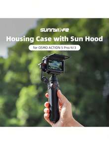 D/J/I Osmo Action 5 Pro/4/3 專用防眩光遮陽罩保護殼，螢幕保護防眩光保護框，適合騎行與滑雪使用 - 查看 6