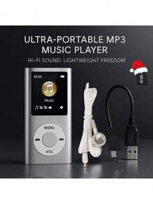 Pemutar MP3 Multifungsi Kelas Atas: Kualitas Audio Tanpa Kehilangan Data, Layar LCD 1,8 Inci, Portabel Ultra Tipis - View 3