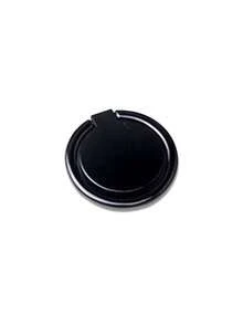 Ultra-Thin Black Metal Phone Ring Holder, Rotatable Phone Stand, Anti-Drop Finger Ring Support Bracket - Black - View 4