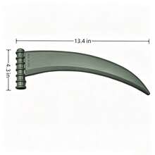 1pc Halloween Grim Reaper Scythe Prop, Giant Scythe Costume Accessory For Adults, Suitable For Cosplay, Performance And Horror Theme Party Decoration - Sickle Style - View 2