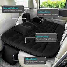 Inflatable Outdoor Camping Travel Sleeping Pad - Inflatable PVC Outdoor Sleeping Pad With Repair Kit, Suitable For SUV Car, Inflatable Mattress, Textured Durable Material - Modern - View 10