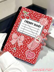 1件裝 牛奶花紋平板/筆記本保護殼，相容 iPad 10代、10.2/Mini6/Mini7/9.7 吋、Galaxy Tab A9 Plus、Kindle (11代-2024) (6 吋)、Kindle Paperwhite 12代 2024，時尚簡約設計，節日禮物 - 彩色 - 查看 3