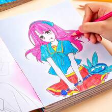 2 Random Princess Coloring Book For Girls 3+ Features Fashion, Forest, Bride, Cake & Magic Girls. Large Easy Pages, Thick No-Bleed. Stress-Relief, Early Learning. Ideal Gift - 2 Girls' Coloring Book - View 9