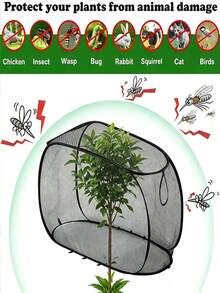 Foldable Plant Protection Cover, Durable Lightweight Breathable Gardening Shade Cover, Suitable For Vegetables, Fruits And Seedlings, Effectively Protects Growing Seedlings From Small Wild Animals And Harmful Insects - Multicolor - View 5