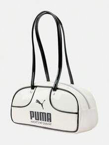 Puma 中性配件系列單肩包 09286402 - 黑與白 - 查看 2