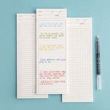 50 Sheets Simple Mini Long Size Pocket Notebook, Portable Student Notepad For School Office Daily Note Taking Journal Memo Planner Stationery Supplies - one-size - View 11