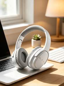 Gerripuer Over-Ear Bluetooth Headphones Foldable Telescopic Metal Texture High-End Business Gift M15 Wireless Headphones 5.3 Stereo Channel Volume Control Thoughtful Gift New With Long Standby Time Supporting AUX/Wireless 2 Connection Modes Using Type-C Charging Port Compatible With Smartphones Tablets And PCs - View 12