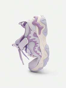Balabala Kids Running Shoes Lightweight Breathable Non-Slip Sports Shoes - White Purple - View 7