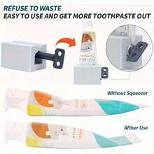 1/3pcs Toothpaste Squeezer, Rolling Toothpaste Tube Squeezer, Toothpaste Holder With Frosted Handle, Bathroom Storage Organizer, Save Toothpaste And Cream - Toothpaste Squeezer - View 4