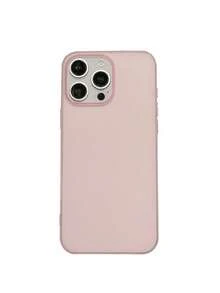 Compatible con iPhone 17/17 Pro/17 Pro Max/16/15/14/13/12/11 Series, 1 pieza Funda de teléfono TPU ultra fina con tacto mate de piel, cubierta protectora anti-caída de cobertura completa, funda de teléfono 17 Pro Max, funda de teléfono de moda anti-caída de cobertura completa - Rosa - Ver 3
