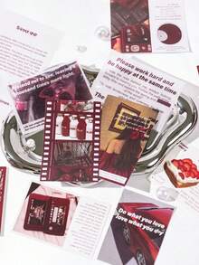 25pcs Emotion Cinema Series Sticker Pack, Korean Style Ins Premium Planner Decoration Small Stickers - A - View 3