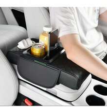 5-In-1 Car Storage Box Black/Brown Car Armrest Pad, Car Center Console Box, High-End Material Car Accessories Ergonomic Armrest Box, Upgrade Driving Comfort Car Interior Accessories - Multicolor - View 6