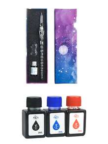 Pulpen Celup Kaca untuk Pelajar, Pulpen Kristal, Hadiah Bisnis, Pulpen Sampel, Hadiah Acara Sekolah, Hadiah Ulang Tahun, Kembali ke Sekolah - Beraneka warna - View 16