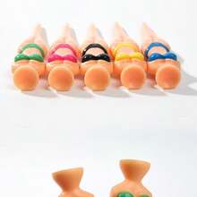 10PCS Golf Bikini Model Tees, Personalized Plastic Golf Tees, Stable Support, Durable, Golf Gift - Multicolor - View 5