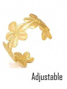 4 piezas Anillos para el brazo superior de mujer, brazaletes de estilo minimalista, anillos de brazo ajustables en espiral - D006-1 - Ver 5