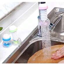 kit 2 Chuveirinho Torneira 360 Universal Quintal Pia Arejador Retrátil flexível Lavatório Extensor - Multicolorido - Visão 7