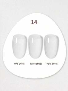 Hassleless 1pc 0.5oz (15ml) Translucent Nude Pink Gel Nail Polish - Use LED Nail Gel, Create Long-Lasting Nails In Minutes, Suitable For All Seasons - Multicolor - View 12