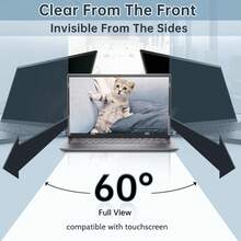 Layar Pelindung Privasi Laptop 13,3 Inci, 14 Inci, 15,6 Inci, 16 Inci, Rasio Aspek 16:9/16:10 Kompatibel dengan Lenovo HP Envy XPS, Pelindung Filter Cahaya Biru Anti Silau yang Dapat Dilepas - View 10