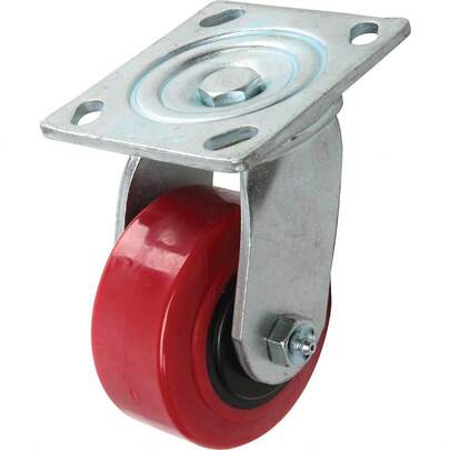 3277 4-Inch Swivel Polyurethane Caster, 600-Lb Load Capacity
