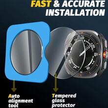 6pcs Tempered Glass Screen Protector For Samsung Galaxy Watch 7 Series - 9H Hardness, With Alignment Frame, Anti-Fingerprint, Perfect Fit, Bubble-Free - For Watch7 Ultra - View 7