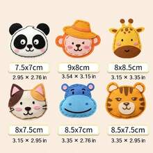 兒童創意縫製套裝－6件棉製動物吊飾手工藝，適合6-8歲，復活節、聖誕節、萬聖節、新年與生日的理想禮物選擇 - [新]動物縫紉6件套 - 查看 8