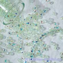 108pcs 3mm AB Glass Beads Suitable For DIY Jewelry Making, Aurora Borealis Iridescent Faceted Round Beads With Shimmering AB, Mixed Color Mini Beads For Bracelets, Necklaces, Earrings Craft Supplies - Multicolor - View 12