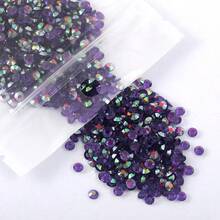 YONGNING 多色透明 AB 樹脂非熱熔水鑽 3-5mm 平底塑料水晶 DIY 裝飾套組 - 5mm 1100pcs - 查看 13