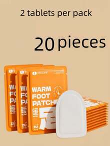 4/12/20/40pcs Self-Heating Patch, Ultra-Thin, Individually Wrapped, Suitable For Sports, Indoor, Outdoor, Work, Portable Hand Warmer, Applicable To Hands, Abdomen And Legs - Suitable For Winter, Outdoor, Travel, Keeping Abdomen And Hands Warm, 10 Hours Heat Retention, Suitable For Winter Outdoor Use, Essential For Skiing - A - View 10