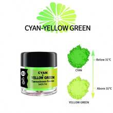 Bubuk Pigmen Termokromik, Aktif pada Suhu 88℉/31℃, Cocok untuk Resin Epoksi, Slime, Seni, Cat, Kain, Pewarna, 5ml/Warna - MultiWarna - View 13
