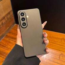 薄款磨砂防震手機殼，適用於 Galaxy A57 A37 A17 A07 A56 A36 A26 A16 A06 A05 A15 A25 A35 A55 A12 A13 S24 Plus S25 FE S26 Ultra - 黑色 - 查看 5