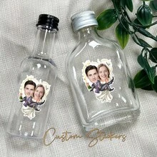10/25/30/40/50入客製化新郎新娘照片紙花，適用婚禮、單身派對、訂婚、新娘送禮派對小禮物，客製照片印刷 - 彩色 - 查看 6