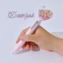 morn shine Heart-Shaped 4-Color Ballpoint Pen, Highly Attractive Multi-Function Multi-Color Pen, Planner Pen, Marker Pen, Neutral Pen - BP245 Heart-shaped Ballpoint Pen - View 7